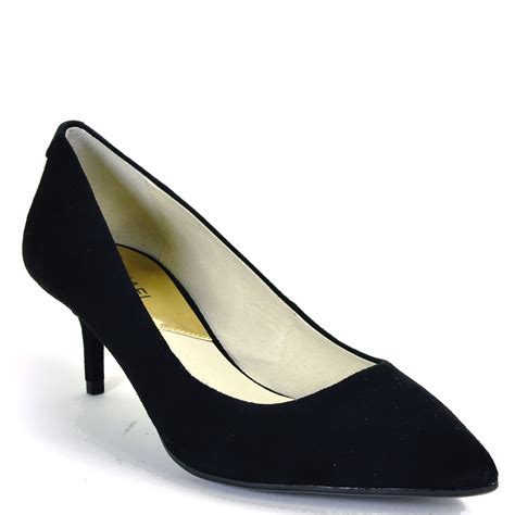 michael kors black strap heels|michael kors black kitten heels.